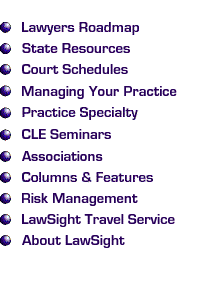 LawSight Sections Sidebar